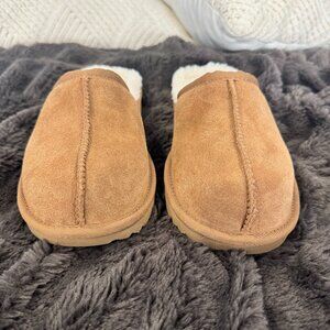UGG Keegan Slide Slippers Big Kid Size 5 | Chestnut Suede | Like New